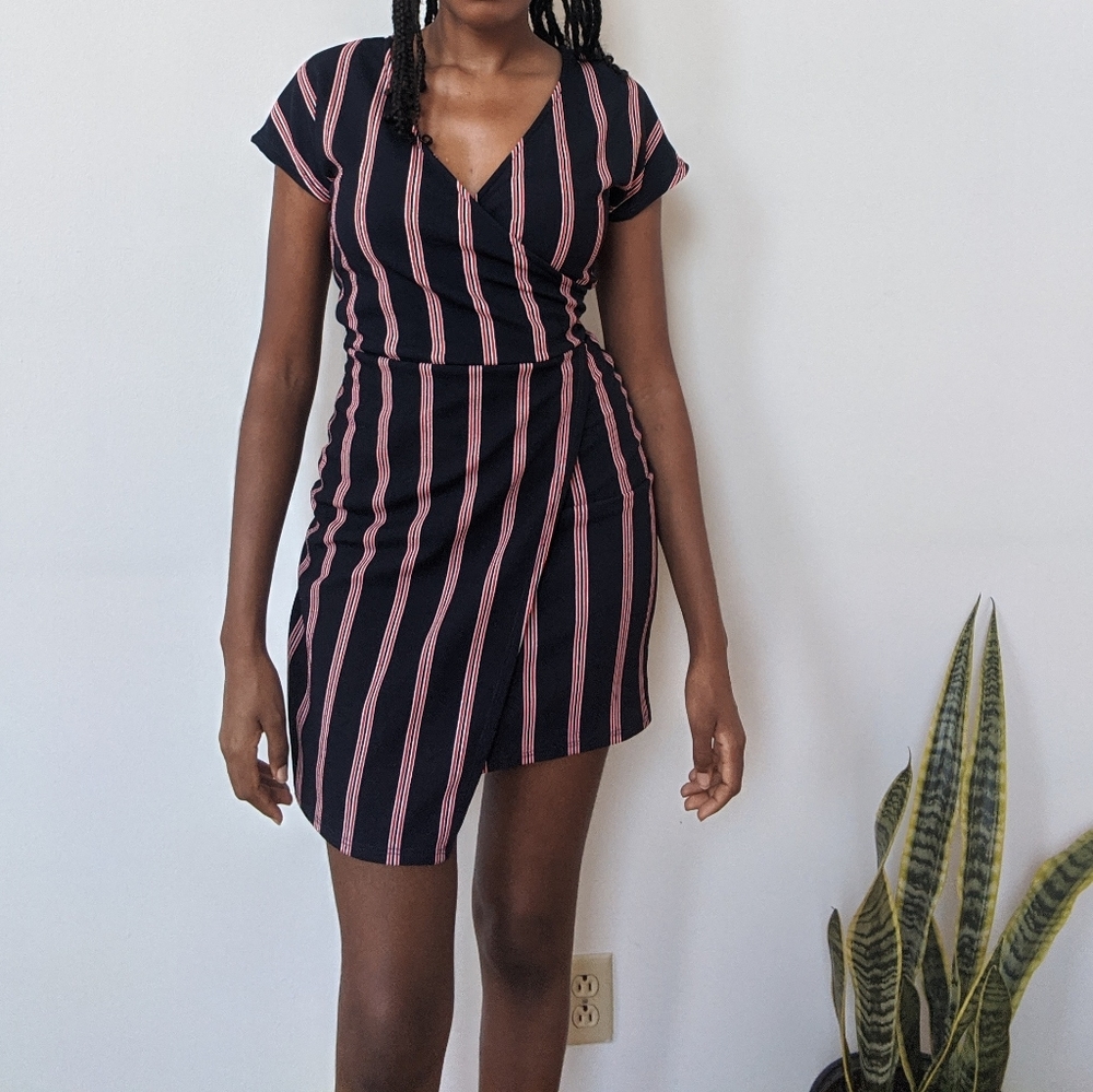 EUC Bodycon Striped Dress